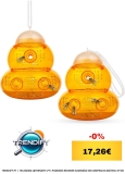 ASPECTEK Armadilha para abelhas e vespas, 2 unidades