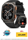 KOSPET Tank M3 Ultra relógio inteligente para homem, GPS integrado, 1,96″ AMOLED Display, 60 dias de bateria longa, 5ATM impermeável, resistente Smartwatch homem gps com altura e bússola, chamadas