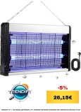 Lâmpada de mosquito LED, luz mosquiteira, mata mosquitos elétrico, mata moscas elétrica para o jardim da casa e cozinha comercial