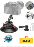 NEEWER 6″/15,2 cm Suporte ventosa câmara com braço mágico cabeça esférica, metal Suction Cup Mount para-brisas carro, ideal para ação camera/telefone suporte com 1/4″ e 3/8″ orifícios para ARRI
